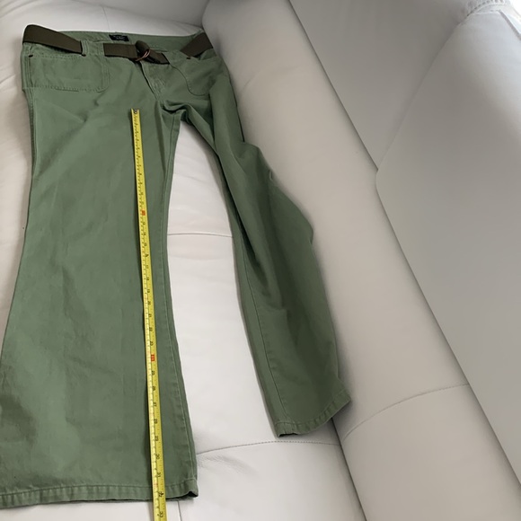 Abercrombie & Fitch Women's Olive Boot Cut  Jeans Belt Pockets Denim Size 10 - Picture 6 of 9